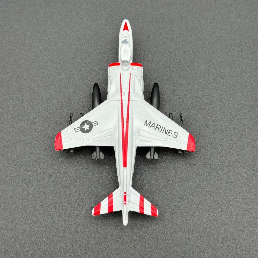 Marines AV-8B‎ Harrier II Ground Attack Jet Diecast Metal Vintage Toy